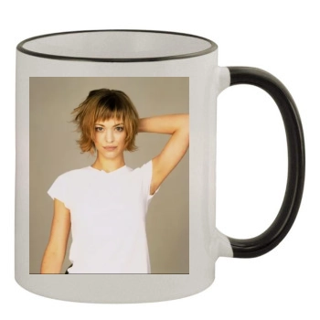 Heike Makatsch 11oz Colored Rim & Handle Mug