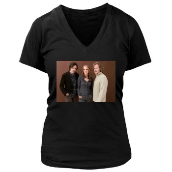 Helen Hunt Women's Deep V-Neck TShirt