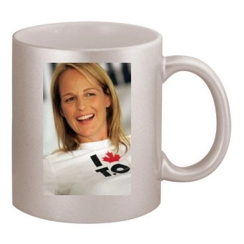 Helen Hunt 11oz Metallic Silver Mug