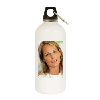 Helen Hunt White Water Bottle With Carabiner