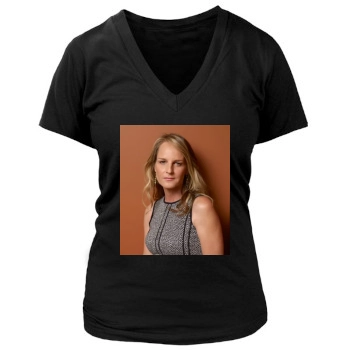 Helen Hunt Women's Deep V-Neck TShirt