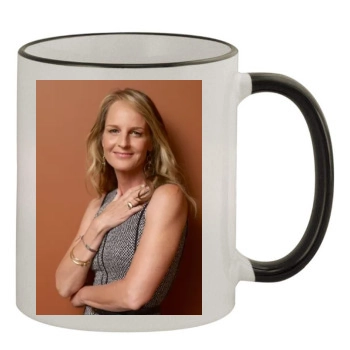 Helen Hunt 11oz Colored Rim & Handle Mug