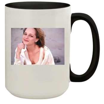 Helen Hunt 15oz Colored Inner & Handle Mug