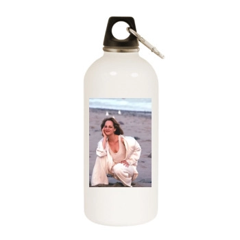 Helen Hunt White Water Bottle With Carabiner