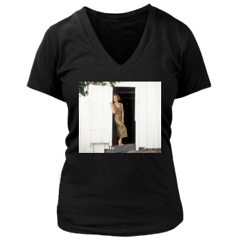 Helen Hunt Women's Deep V-Neck TShirt