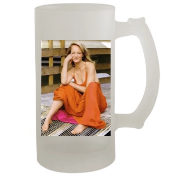 Helen Hunt 16oz Frosted Beer Stein