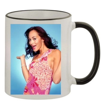 Heydi Nunez Gomez 11oz Colored Rim & Handle Mug