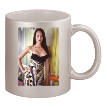 Heydi Nunez Gomez 11oz Metallic Silver Mug