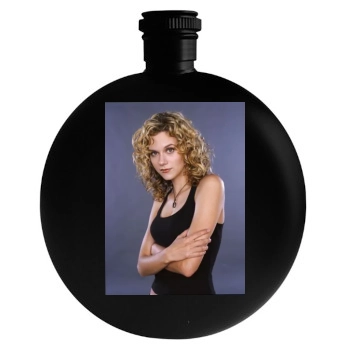 Hilarie Burton Round Flask