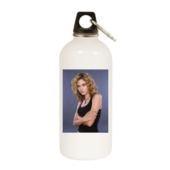 Hilarie Burton White Water Bottle With Carabiner