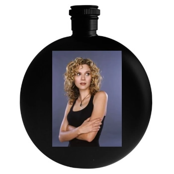 Hilarie Burton Round Flask