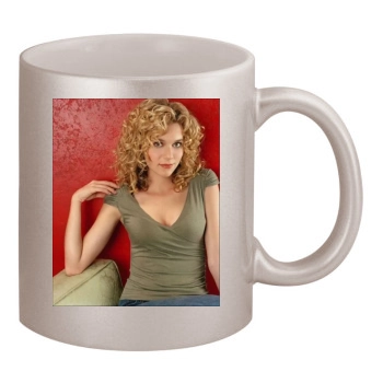 Hilarie Burton 11oz Metallic Silver Mug