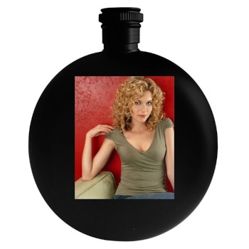 Hilarie Burton Round Flask