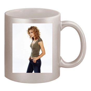 Hilarie Burton 11oz Metallic Silver Mug