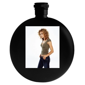 Hilarie Burton Round Flask