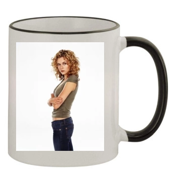 Hilarie Burton 11oz Colored Rim & Handle Mug