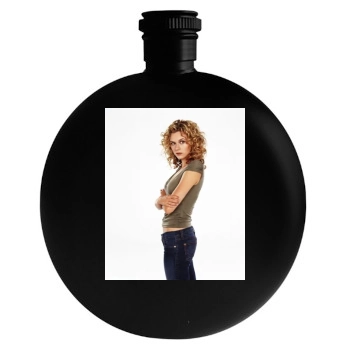 Hilarie Burton Round Flask