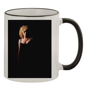 Hilarie Burton 11oz Colored Rim & Handle Mug