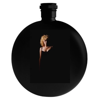 Hilarie Burton Round Flask