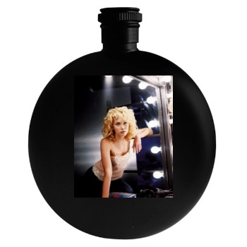 Hilarie Burton Round Flask