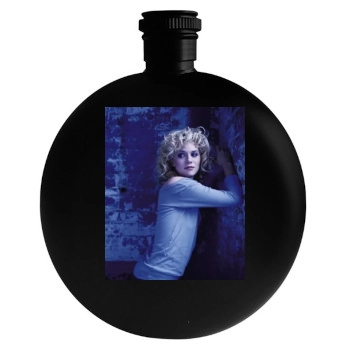 Hilarie Burton Round Flask