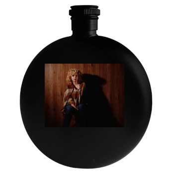 Hilarie Burton Round Flask