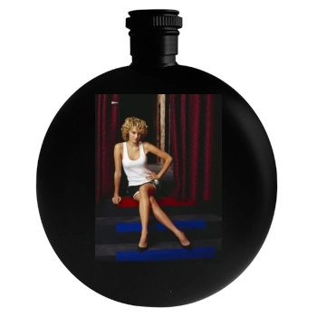 Hilarie Burton Round Flask