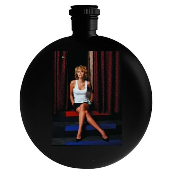 Hilarie Burton Round Flask