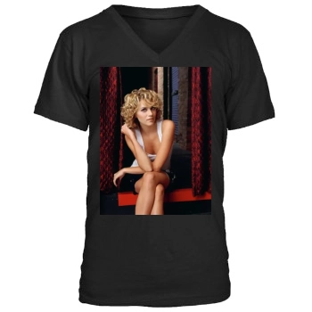 Hilarie Burton Men's V-Neck T-Shirt