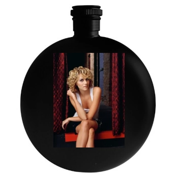 Hilarie Burton Round Flask