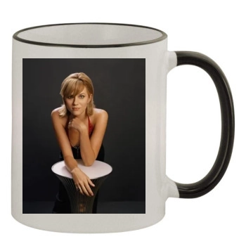 Hilarie Burton 11oz Colored Rim & Handle Mug