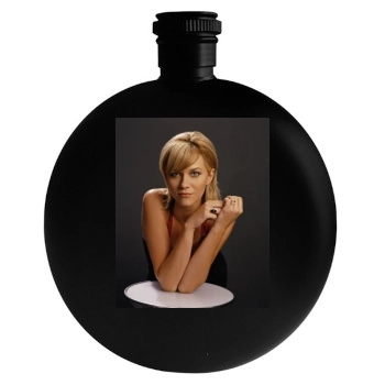 Hilarie Burton Round Flask