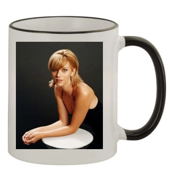 Hilarie Burton 11oz Colored Rim & Handle Mug