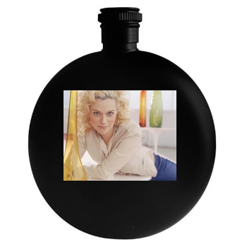 Hilarie Burton Round Flask