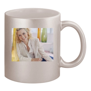 Hilarie Burton 11oz Metallic Silver Mug