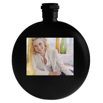 Hilarie Burton Round Flask