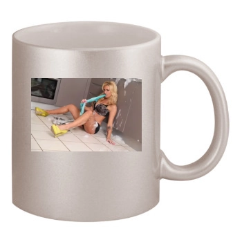 Holly Henderson 11oz Metallic Silver Mug