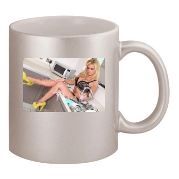 Holly Henderson 11oz Metallic Silver Mug