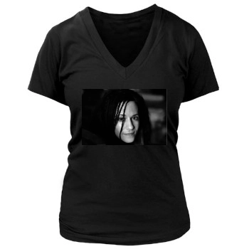 Holly Hunter Women's Deep V-Neck TShirt