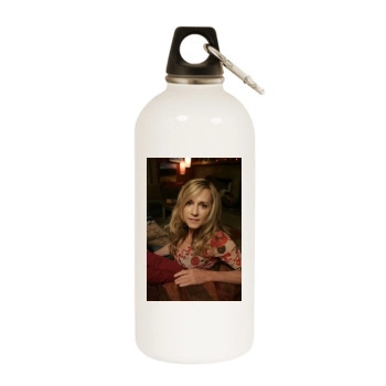 Holly Hunter White Water Bottle With Carabiner