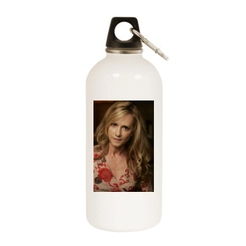 Holly Hunter White Water Bottle With Carabiner