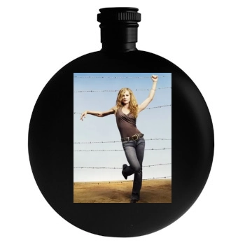 Holly Hunter Round Flask