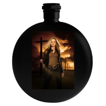 Holly Hunter Round Flask