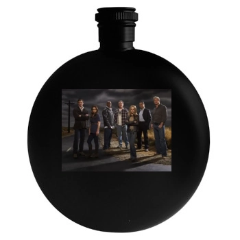 Holly Hunter Round Flask