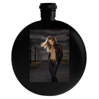 Holly Hunter Round Flask