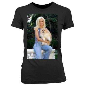 Holly Madison Women's Junior Cut Crewneck T-Shirt