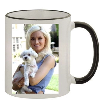 Holly Madison 11oz Colored Rim & Handle Mug