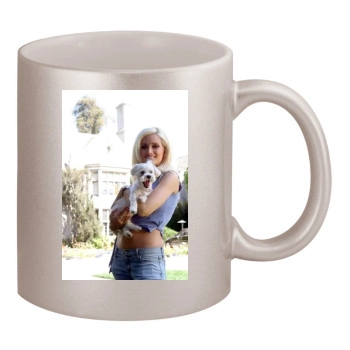 Holly Madison 11oz Metallic Silver Mug