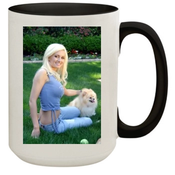 Holly Madison 15oz Colored Inner & Handle Mug