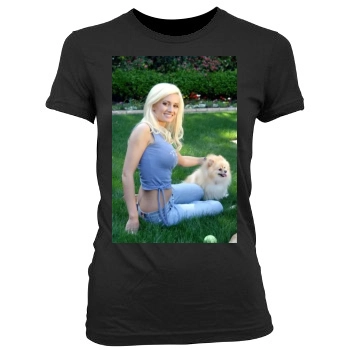 Holly Madison Women's Junior Cut Crewneck T-Shirt